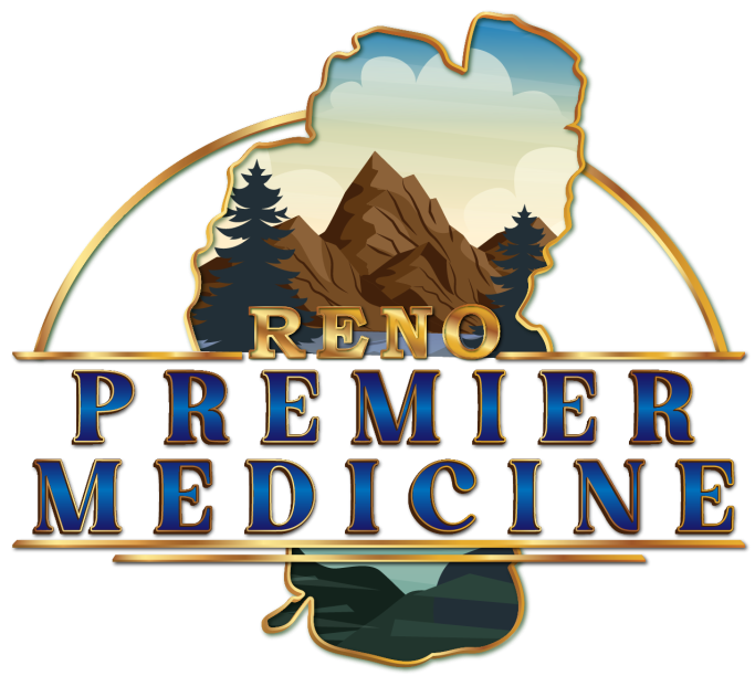 Reno Premier Medicine Logo in Sparks NV specializing in semaglutide, weight loss and hormone replacement